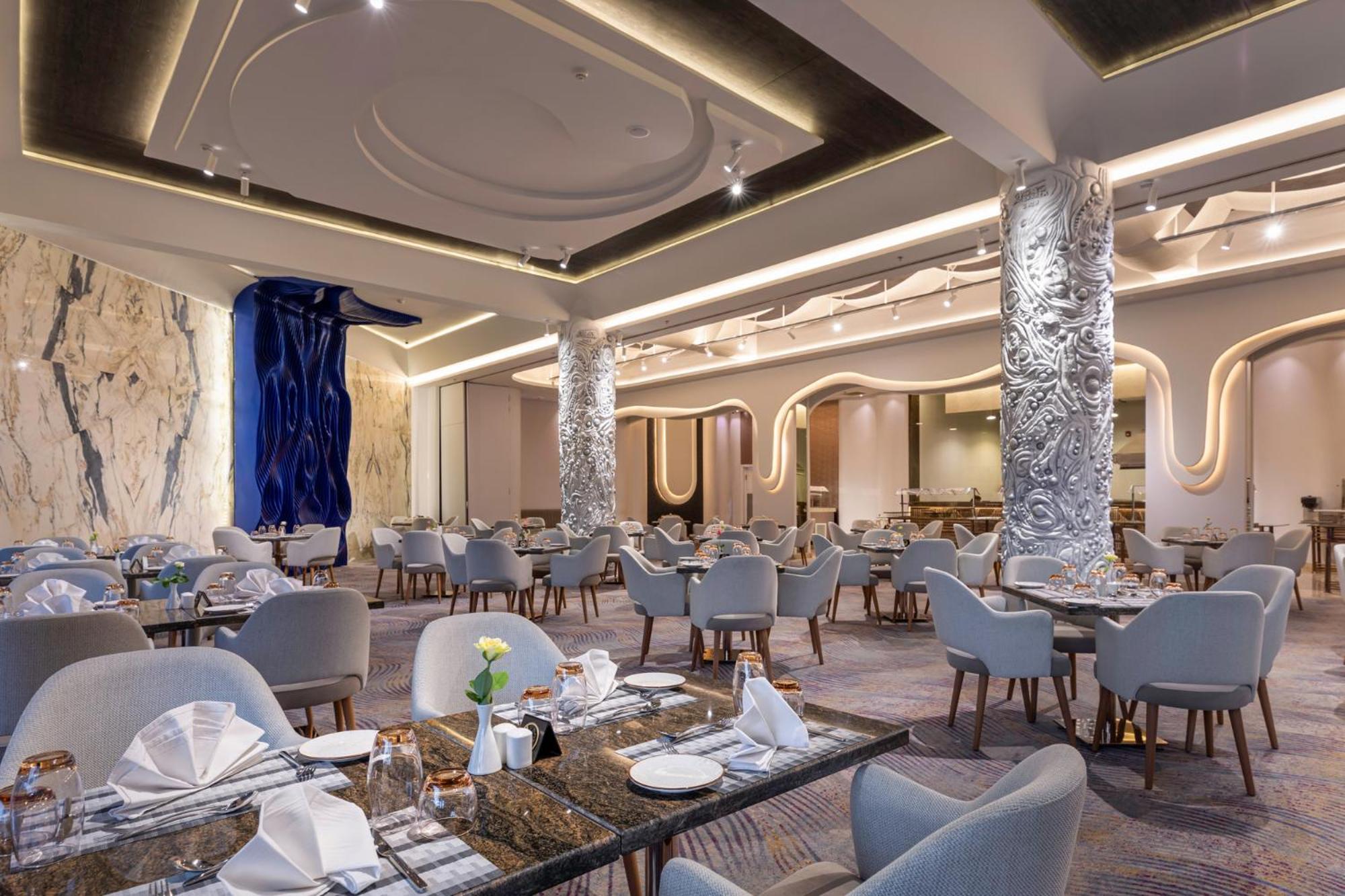 Mirage Hotel & Conference Center Alexandrie Exteriér fotografie The restaurant