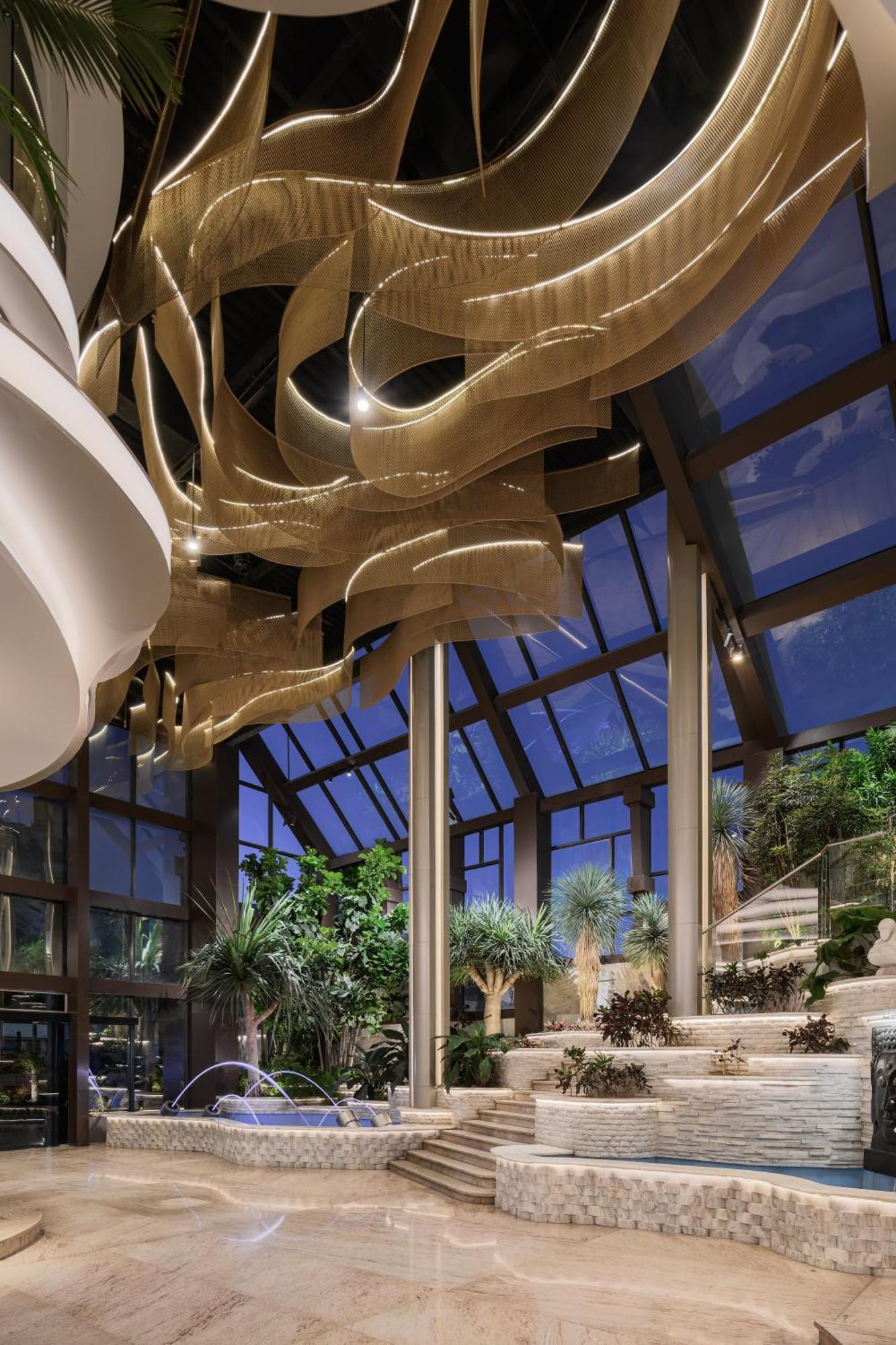 Mirage Hotel & Conference Center Alexandrie Exteriér fotografie The interior of the hotel